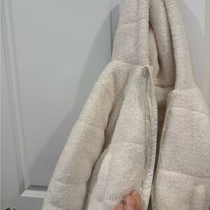 Jessica Simpson Cream Sherpa Coat